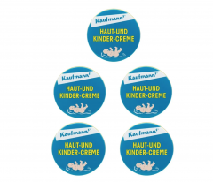 Kaufmann's creme haut und kinder 5stk, Кауфманнс Крем для ухода за чувствительной и сухой кожей, 75 мл x 5 штук