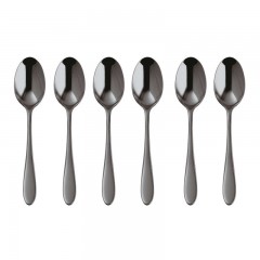 Sambonet Sambonet Velvet - Edelstahl / PVD 2Black Mokkaloffel Set 6-tlg. Sambonet Velvet - нержавеющая сталь / PVD 2Черный набор ложек для мокко, 6 предм.