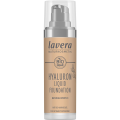 Lavera Gesicht Hyaluron Liquid Foundation, Лавера Тональная основа для макияжа Nr. 02 Cool Ivory 30 мл