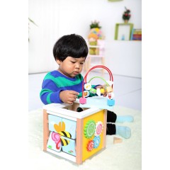 Lelin Holzspielzeug Activity Cube Activity Cube Деревянная игрушка Кубик активности Кубик активности