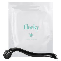 Fleeky Bio Botox Sheet Mask mit 540 Needle Dermaroller Тканевая маска Bio Botox с 540-игольчатым дермароллером