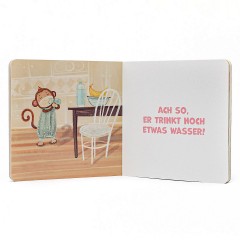 Hosenmax Schlaf gut frecher Affe (Pappbilderbuch) fur Kinder Спи спокойно