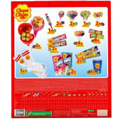 Chupa Chups 2025 Adventskalender Адвент-календарь, 26 сладких сюрприза, 314 грамм