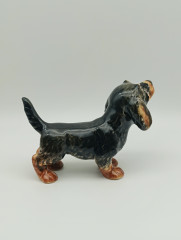 Статуэтка винтажная Goebel "Такса", фарфор, 12 х 8 см, Германия, 1970-80гг.