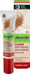 alverde NATURKOSMETIK Clear SOS-Сыворотка с лечебной глиной против чёрных точек и загрязнённой кожи, 15 мл