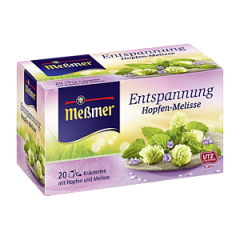 Messmer Травяной сбор Расслабление Хмель-мелисса 40г, 20 пакетиков