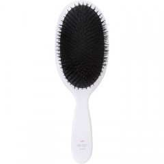 The Beachwaver Co. Styling Pro Line On Set Pro Расческа для кудрявых и волнистых волос из гибких нейлоновых щетинок и натуральной щетины кабана, 1 шт, белая