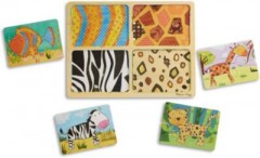 Melissa Doug Natural Play Holzpuzzle Деревянный пазл Natural Play с изображением животных