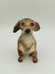 Статуэтка винтажная Goebel "Щенок", фарфор, 13 х 8 см, Германия, 1970-80гг.