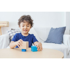 PLANTOYS Motorik Essential Serie: Stapelwurfel Motorikspielzeug Серия «Основные моторные навыки»: набор игрушек для развития двигательных навыков