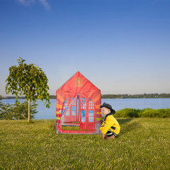 relaxdays Feuerwehr Kinderzelt Детская палатка пожарной охраны