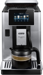 De'Longhi De'Longhi Kaffeevollautomat PrimaDonna Soul ECAM 610.75.MB, inkl. Kaffeekanne im Wert von UVP € 29,99 + Glaser-Set UVP € 46,90 Полностью автоматическая кофемашина De'Longhi PrimaDonna Soul ECAM 610.75.MB, включая кофейник стоимостью 29,99 евро
