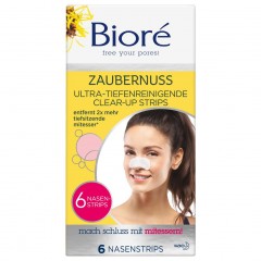 Biore Zaubernuss Ultra Tiefenreinigende Clear-Up Strips  Очищающие полоски с гамамелисом Ultra Deep Cleansing Clear-Up Strips