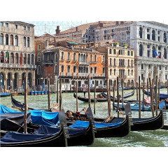 CALVENDO Puzzle CALVENDO Puzzle Canale Grande mit Gondeln Пазл CALVENDO Puzzle Canale Grande с гондолами