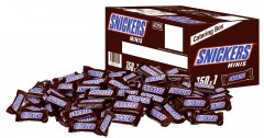 Snickers (Сникерс) EinzelRiegel Шоколадные батончики 150 шт. по 18,8 г, Коробка 2,82 кг