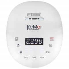 KeMar Kitchenware KeMar Kitchenware Multikocher KRC-190, 500 W, 1,80 l Schussel, 12 Programme, Dampfgaraufsatz, Reiskelle, Messbecher, Touch Display  KeMar Кхонная мультиварка KRC-190, 500 Вт, чаша 1,80 л, 12 программ, насадка-пароварка, половник для риса