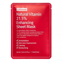 By Wishtrend Natural Vitamin C21,5% Enhancing Sheet Mask Натуральная тканевая маска с витамином C21,5%