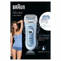 Braun Elektrische Rasierer fur Frauen quot;Silk-epil Lady Shaver LS 5160quot; in Blau Электробритвы женские "Silk-epil Lady Shaver LS 5160" в синем