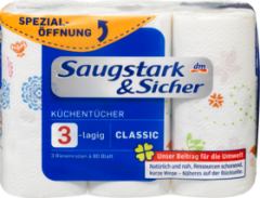 Saugstark&Sicher Кухонное полотенцае Jumbo 3-lagig, 3x80 Blatt, 240 листов
