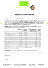 Krauterhaus Sanct Bernhardt Omega-3 Supra-1000 mg Capsules, 120 капсул