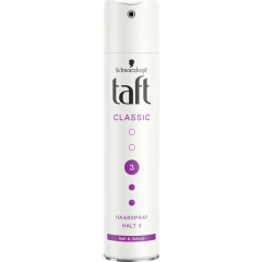 Schwarzkopf Taft Haarspray Classic Haltegrad 3, Тафт Лак для волос средней фиксации, 250 мл
