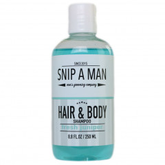 SNIP A MAN Hair & Body Shampoo fresh juniper Шампунь для волос и тела свежий можжевельник