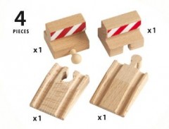 BRIO Rampen Prell-Bock Pack Пакет Ramps Bounce-Bock
