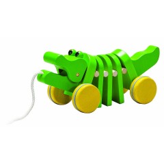 PLANTOYS Push+Pull Tanzendes Krokodil Nachziehspielzeug Игрушка «Танцующий крокодил: толкай и тяни»