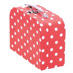 bieco Spielkoffer Kinder Pappe Metallgriffe Kofferchen Reisekoffer Gutschein Verpackung Spielkoffer Игровой кейс