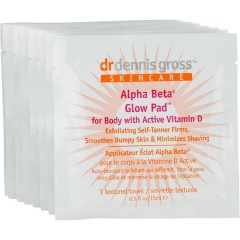 Dr. Dennis grosss Skincare (Доктор Деннис Гросс) Korper Alpha Beta Glow Pad Body, 8 Anwendungen / 8 Stk.