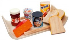 Chr. Tanner Modernes Fruhstuckstablett mit Spiellebensmittel Современный поднос для завтрака с игровой едой