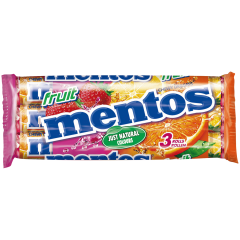 Mentos Chewy Dragees Fruit Драже с фруктовым вкусом 3x38г