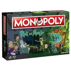 Winning Moves Monopoly Rick and Morty deutsch Монополия Рик и Морти Герман