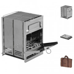 FoxOutdoor FoxOutdoor Feuerstelle 33691B Raketenofen klein silber  FoxOutdoor костровая яма 33691B ракетная печь маленькая серебристая