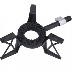 Mucola Mucola Gaskocher Hockerkocher 3 Bein Gaskocher Gasbrenner Campingkocher Gusseisen Stahl, (Premium-Gaskocher), regulierbar  Газовая плита Mucola, табурет, плита, газовая плита на 3 ножках, газовая горелка, походная плита, чугунная сталь, (газовая пл