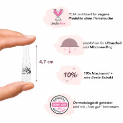 FACES OF FEY 10 % Niacinamid Booster Ampullen 30 x 1,3 ml 10% ниацинамидные бустерные ампулы 30 x 1,3 мл