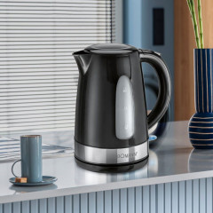 BOMANN BOMANN Wasserkocher, Schnurloser 2200W Wasserkocher mit 360° Steckverbindung 1,5 Liter Чайник BOMANN, беспроводной чайник мощностью 2200 Вт с разъемом на 360°, 1,5 литра