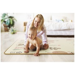 mamabrum Doppelseitige  Krabbelmatte 180 x 150 x 2 cm Rutschfest Двусторонний коврик для ползания 180 x 150 x 2 см