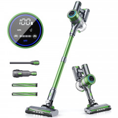 oyajia oyajia Akku-Stielstaubsauger Akku Staubsauger mit Smart Touchscreen Automatische Sauganpassung, 250,00 W, beutellos, Mit integrierter Ladestation, 25kPa, 50 Min. Laufzeit Grun Беспроводной пылесос oyajia Беспроводной пылесос с интеллектуальным сенс