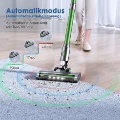 oyajia oyajia Akku-Stielstaubsauger Akku Staubsauger mit Smart Touchscreen Automatische Sauganpassung, 250,00 W, beutellos, Mit integrierter Ladestation, 25kPa, 50 Min. Laufzeit Grun Беспроводной пылесос oyajia Беспроводной пылесос с интеллектуальным сенс