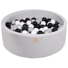 MeowBaby Ballebad 90X30cm\/200 Balle 7Cm Rund Ballepool Fur Kinder Ballebad 90X30cm/200 Balle 7cm Round Ballepool для детей