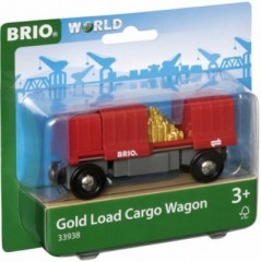 BRIO Container Goldwaggon Контейнерный золотой фургон