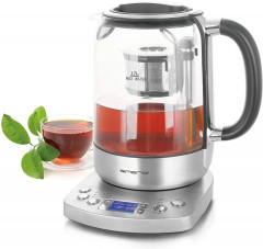 Emerio Emerio Wasserkocher EMERIO WK-122248 Wasserkocher schnurlos, BPA-frei, mit Display Silber, 1.70 l, 2200 W  Чайник Emerio EMERIO WK-122248 Беспроводной чайник, без BPA, с дисплеем серебристый, 1,70 л, 2200 Вт