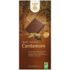 Gepa Bio Органический молочный шоколад с кардамоном 100г