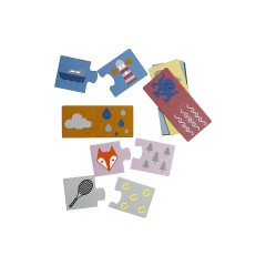 KINDSGUT Puzzle Duo Paula Lernspiele Логические дуэт Паула развивающие игры