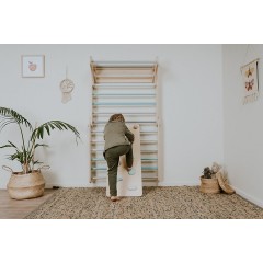 leggo Kletterdreieck Sprossenwand mit Rampe Восхождение на треугольную шведскую стенку с рампой