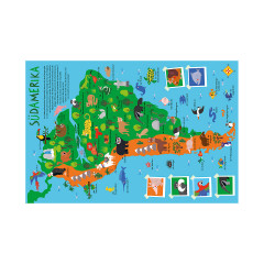 Sauerlander Verlag Mein kunterbunter Tieratlas Мой красочный атлас животных