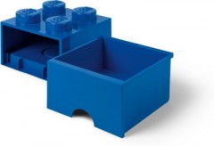 LEGO LEGO Aufbewahrungsbox 4er blau mit Schublade, 25 x 25 x 18 cm Набор ящиков для хранения LEGO из 4 синих ящиков с выдвижным ящиком, 25 x 25 x 18 см.