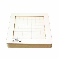 SINASPIELZEUG Holzspielzeug Raster-Tablett Klein 4er Pack Деревянный поднос для игрушек