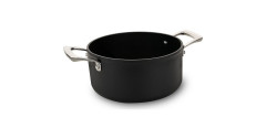 Cerafit Cerafit Plasma Topf O 20cm schwarz/edelstahl, mit Design-Glasdeckel  schwarz/edelstahl Cerafit Plasma Pot O 20см черный/нержавеющая сталь, с дизайнерской стеклянной крышкой